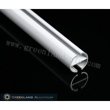 Round Aluminum Roller Blind Bottom Rail with Powder Coated White